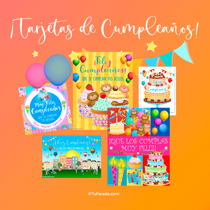 Tarjetas de cumpleaños